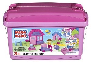 MEGABLOKS MINI BLOKS TUB PEMBE - 7536