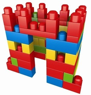 MEGA BLOKS Torbalı B&uuml;y&uuml;k Bloklar (70 Par&ccedil;a) - 8309
