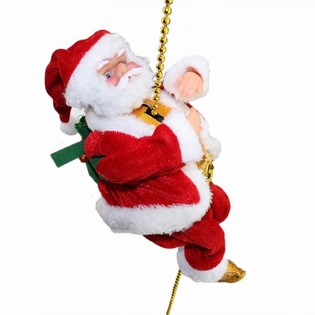 M&uuml;zikli Tırmanan Noel Baba (2 adet)
