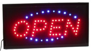 LED REKLAM PANOSU - OPEN 2 RENK