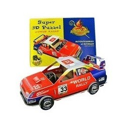 SUPER 3D PUZZLE "WORLD RALLY" (6 Adet)