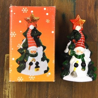 Fig&uuml;rl&uuml; &Ccedil;am Ağacı Tasarımlı Tealight Mumluk (4 adet)