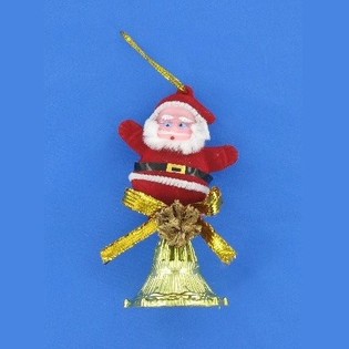 K&Uuml;&Ccedil;&Uuml;K NOEL BABA DEKORASYON KARIŞIMI (24 Adet)