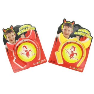 Işıklı Şeytan Boynuzu Ta&ccedil; LED (6 adet)