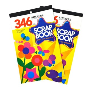 SCRAP BOOK &Ccedil;ıkartma Kitap&ccedil;ıkları (12 Adet)