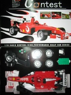 B&uuml;y&uuml;k Uzaktan Kumandalı Formula 1 Yarış Arabası Contest