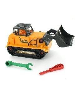 S&ouml;k&uuml;p Takılabilir Oyuncak Dozer DIY (4 adet)
