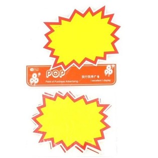 İndirim ve Fiyat Kartları - Model 4 (10 Adet)