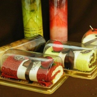 Pasta Şeklinde Havlu (2'li Paket)