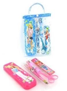 &Ccedil;antalı Sevimli Yazı ve Kırtasiye Seti (24'l&uuml; Paket)