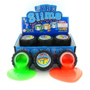 Araba Lastiğinde Oyun Jeli - Slime (12 adet)