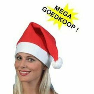 Noel Baba Şapkası Standart Model (12 adet)