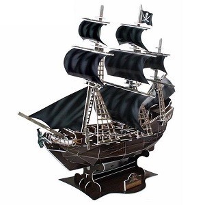 3D Yapboz - Queen Anne's Revenge Korsan Gemisi