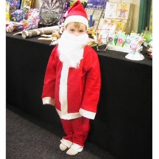 &Ccedil;ocuklar i&ccedil;in Noel Baba Kost&uuml;m&uuml; | 4'l&uuml; Set