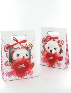 &Ccedil;antalı "I LOVE YOU" Oyuncak Ayı (6 adet)
