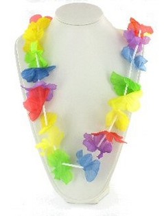 Hawaii Çiçek Kolyesi - Model 2 (12'li)