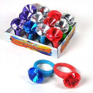 B&uuml;y&uuml;k Bling Bling Işıklı Y&uuml;z&uuml;k Bileklik (12 adet)