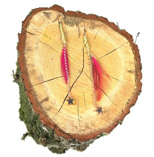 Ibiza T&uuml;y K&uuml;pe Pembe/Yeşil (1 adet)