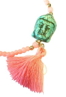 Pembe Buddha Bileklik Ibiza Tarzı (1 adet)