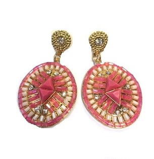 L&uuml;ks K&uuml;pe Pembe / Krem (1 adet)