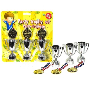KART &Uuml;ZERİNDE 6 PAR&Ccedil;ALI KUPA SETİ (10 Adet)