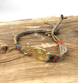 Handmade Originals El Yapımı Ibiza Bileklik Taupe (1 Adet)