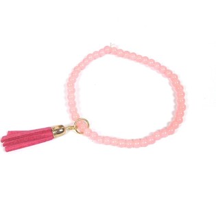 Pembe Ibiza Tarzı Bileklik (1 adet) - Toptan