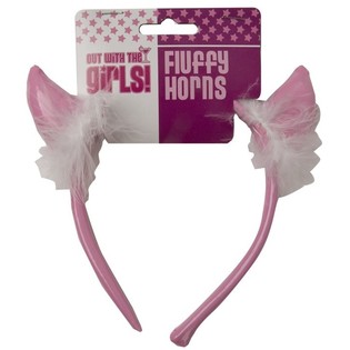PELUŞ PEMBE ŞEYTAN KULAKLARI (12 adet)