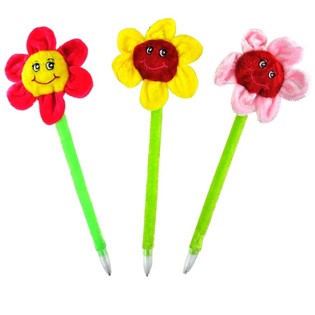 PELUŞ &Ccedil;İ&Ccedil;EKLİ KALEM (11 Adet)
