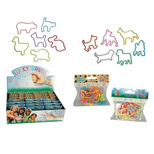 ***&Ccedil;OK UCUZ*** &Ccedil;OCUKLAR İ&Ccedil;İN LUCKY BANDS BİLEKLİKLER - HAYVANLAR (24 adet)