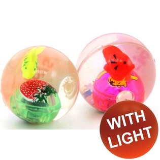 LED Işıklı Şeffaf Zıp Zıp Toplar (36 Adet)