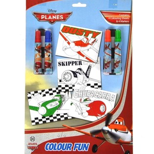 Disney Planes 8 Par&ccedil;a &Ccedil;izim Seti (24 adet)