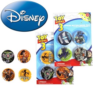 4 Paral	 Disney Toy Story Rozet Seti (24 adet)