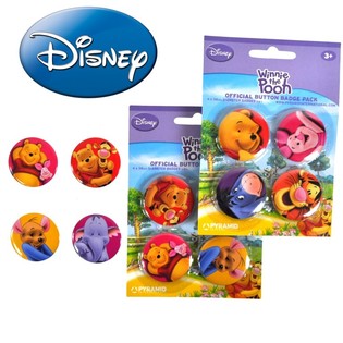 Disney Winnie the Pooh 4'l&uuml; Rozet Seti (24 Adet)