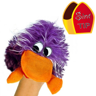 PELUŞ EL KUKLASI / CRAZY BIRD (12 adet)