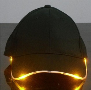 IŞIKLI LED ŞAPKA / PARTY CAPS - RENK: TURUNCU (12 adet)