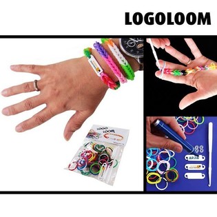 Kendi Logonla Bileklik Yapımı "LOGOLOOM" (50 adet)