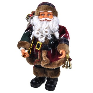 B&uuml;y&uuml;k L&uuml;ks Dekoratif Noel Baba 35 cm (2 adet)