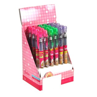 Stantlı Barbie Jel Kalem (24 Adet)