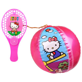 Hello Kitty Lastikli Raket ve Balon Seti (12 adet)