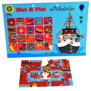 Sinterklaas & Piet Geri Sayım Takvimi - Model 2 (9 Adet)