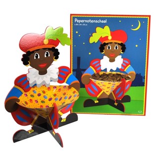 B&uuml;y&uuml;k Sinterklaas Pepernoten Kurabiye Kasesi 26 x 24 x 33 cm (6 adet)