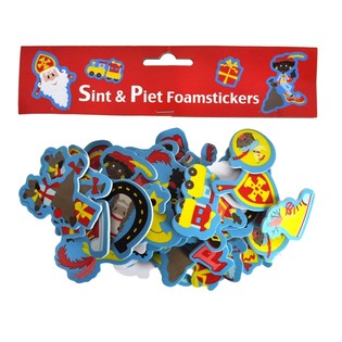 60 Adet Sinterklaas ve Piet K&ouml;p&uuml;k Yapışkan (3 Set)