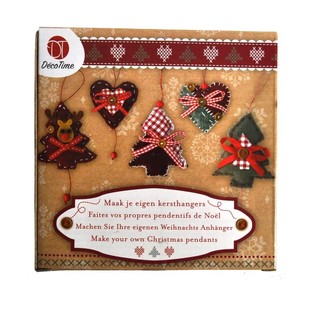 5 Par&ccedil;alı Kendi Noel S&uuml;slerini Yap Seti - Model 1 (6 Adet)