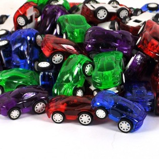 Mini s&uuml;rtmeli &ccedil;ek-bırak araba 5 cm (25 adet)