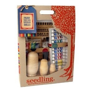 Seedling Tasarım Seti - Kendi Matruşka Bebeklerini Boya