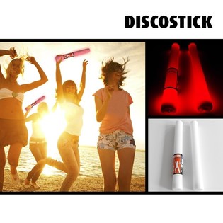 TEK RENK LED K&Ouml;P&Uuml;K &Ccedil;UBUK - PARTİ &Ccedil;UBUĞ&Uuml; - KIRMIZI - 38.5 CM (19 adet)
