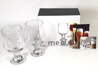 MENU - Siyah Bira Bardağı Seti 2'li (1 adet)