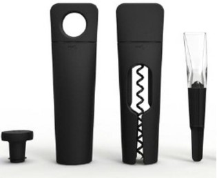 MENU BLADE - ŞARAP SETİ TİRBUŞON TWIST + VAKUM POMPASI + DEKANT&Ouml;R (1 ad.)