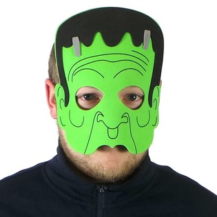Frankenstein K&ouml;p&uuml;k Maske (6 adet)